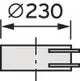 Edelstahl-Klemmband für Abgassystem, gerades, einfaches Design. Verwendbar in Fassade-Anwendungen, passend für Vaillant Systeme.
